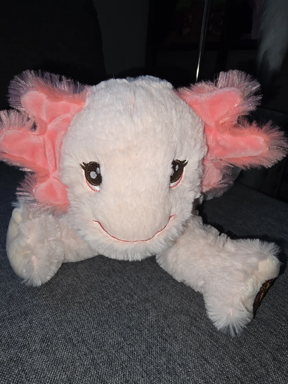 Plush Pink Axolotl Stuffed Animal - Soft Pet Toy